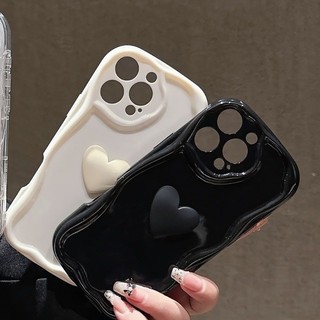 Ốp Điện Thoại Màu Trơn Họa Tiết Sóng Cho Redmi A5 10 Prime 10C 12 12C 13 13C 14C 13R A3 Pro A3X A4 8 8A Dual 8A Pro 9 9A 9C 10A A3 3D Màu Đen Than Bánh Cặp Đôi Vỏ Chống Sốc