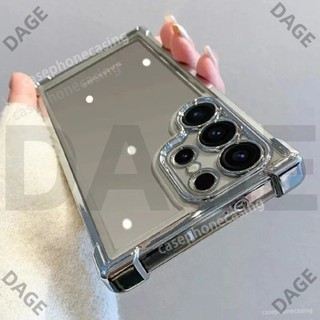Vỏ COD Cho Samsung Galaxy S25 S24 S23 S22 Ultra Plus S24FE S23FE S25Ultra 5G 2024 Ốp lưng Mạ Sang Trọng Trong Suốt Chống Sốc Cho Sam S 25 S 24 S 23 DAGE