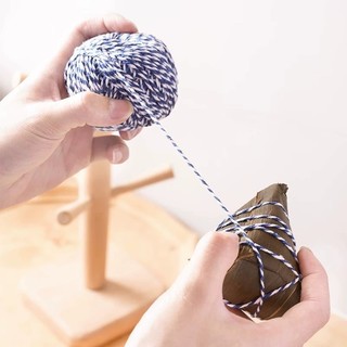 60m / cuộn Zongzi Chủ Đề Dây Cotton Thẻ Treo Dây Trang Trí Bao Bì Hộp Quà Tặng Dây Màu Retro DIY