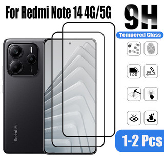 2 Chiếc Kính Cường Lực Bảo Vệ Màn Hình Cho Xiaomi Redmi Note 14 5G 13 Pro 4G 9D Kính Bảo Vệ