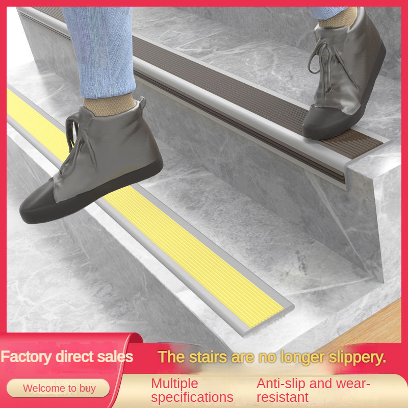 Dải chống trượt cầu thang PVC Bước tự dính Dải bước chống nước chống trượt mẫu giáo St