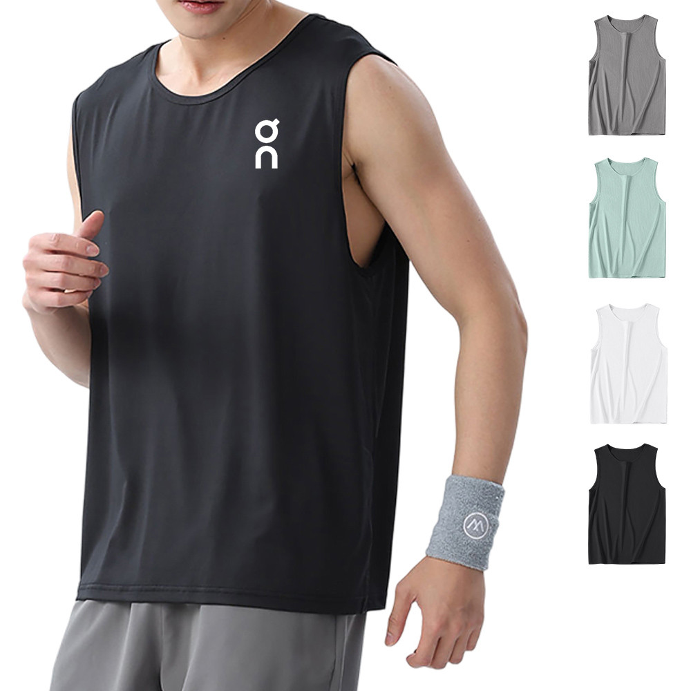Nam Chạy Bộ Thể Thao Thể Dục Không Tay Nam Singlet