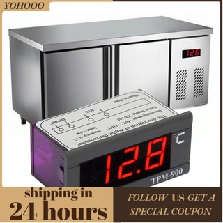 Yohooo Bộ điều khiển nhiệt độ Yohooo-VN TPM-900 220V Máy đo bảng điều khiển bộ điều chỉnh nhiệt kỹ thuật số với cảm biến -40? -110? 20% - 85%