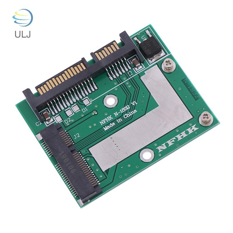 ULJ mSATA SSD sang 2.5 '' SATA 6.0gps chuyển đổi thẻ mô-đun bảng pcie ssd.