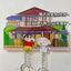 Crayon Shin-Chan Móc Khóa Dán Tường Tủ Lạnh Miếng Dán Hoạt Hình Sáng Tạo