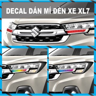 Decal dán mí đèn xe ô tô SUZUKI XL7 nhiều màu sắc lựa chọn ( 1 cặp )