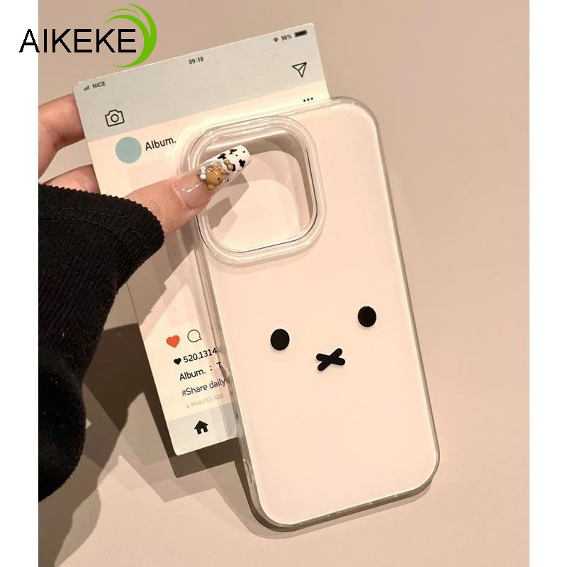 Ốp Lưng Chú Thỏ Dễ Thương Cho OPPO Find X8 Pro X7 F27 F21 Pro Plus A3 A3i A2 A1 Pro A2x A2M A1s A1x A1i 5G F11 R17 R15 Ốp Điện Thoại Kitty Dễ Thương Gấu Ốp Lưng Trong Suốt