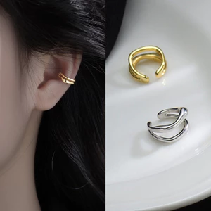 Kẹp tai hình chữ U hai lớp đơn giản dành cho nữ