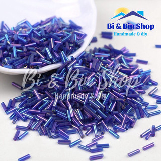 45g Cườm Khúc Dài 6-7mm Màu Ánh Cừ Đính Kết Trang Phục, Làm Phụ Kiện Thời Trang