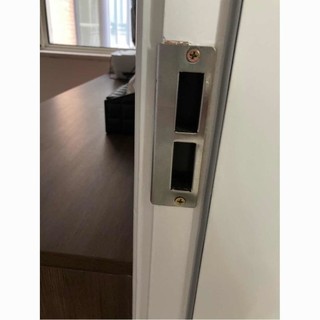 Bộ khóa cửa gỗ cho phòng ngủ, thân khóa, tấm dẫn hướng khung cửa, chặn cửa gỗ, dải ép cạnh