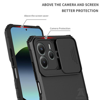 Dành Cho Redmi Note 14 5G Ốp Lưng Có Trượt Camera Chân Đế Chống Sốc Bảo Vệ Siêu Mỏng