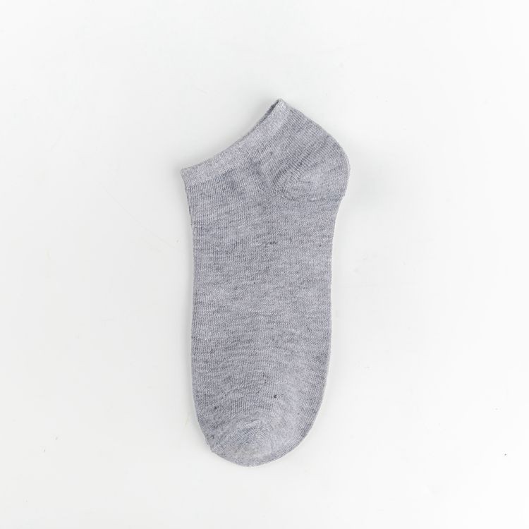 🔥Còn hàng🔥Tất thuyền nam màu trắng đen, chất liệu cotton co giãn