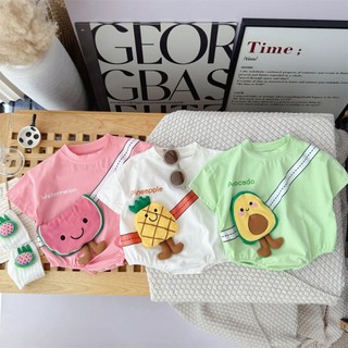 Sơ Sinh Bé Trai Bé Gái Cotton Họa Tiết Bơ Dễ Thương Áo Liền Quần Boby Mềm Mại Thoải Mái (0-24 Tháng)