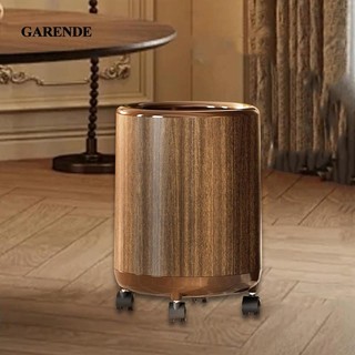 Thùng rác Garande Dung tích lớn có bánh xe Thùng đựng bụi nhà bếp cho nhà vệ sinh văn phòng tại nhà