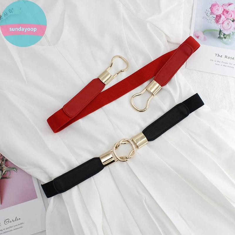 Thắt lưng nữ thun Sund mỏng thời trang, có khóa kim loại - Việt Nam