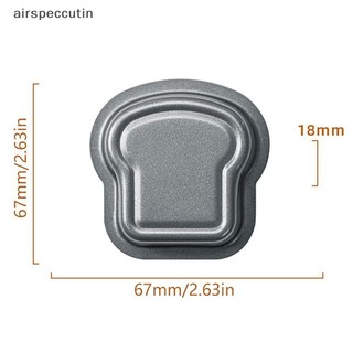 Airspecutin 1 / 6 Cái Bánh Mì Nướng Hoa Văn Bánh Thép Carbon Khuôn Làm Bánh Madeleine Muffin Bánh Chảo Mứt Sandwich Món Tráng Miệng Phụ Kiện Nhà Bếp Tiện Ích EN