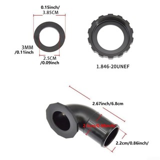 Đầu nối khuỷu tay Scubas có độ bền Doublebuy với vòng đệm và ống dẫn khuỷu tay đai ốc