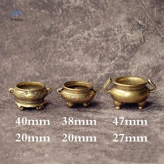 ELBBKG Túi Đồng Sen Jiuding Hương Rỗng Lư Hương Đốt Hương Mới