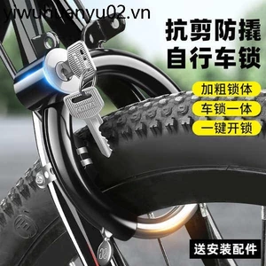 Khóa Xe Đạp Leo Núi Kiểu Cũ Chống Trộm Móng Ngựa Khóa Vòng Cua Móng Vuốt Khóa Mật Khẩu Trẻ Em Đường B