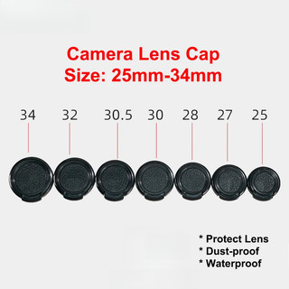 1 Chiếc Nắp Ống Kính Máy Ảnh 25mm 27mm 28mm 30mm 30.5mm 32mm 34mm Nắp Ống Kính Phía Sau Cho Có Nắp Giữ