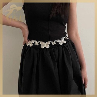 Jiarenitop Kim Loại Dây Thắt Lưng Dây Chuyền Mùa Hè Đi Biển Eo Trang Sức Lễ Hội Đai Bụng Nữ VN