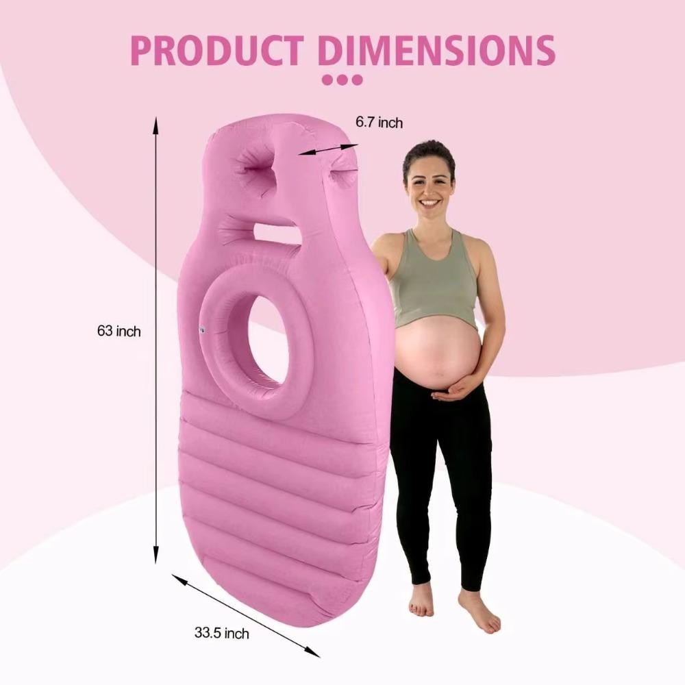 Giường bà bầu bơm hơi ESSENCEH​​, ​​Bao gồm máy bơm không khí​​ Có thể gập lại​​ ​​Gối bà bầu​​, ​​Thiết kế tiện dụng​​ ​​Độ săn chắc có thể điều chỉnh​​ ​​Gối mang thai bơm hơi​​