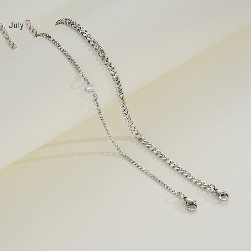 JULYHOT 2 Chiếc Vòng Tay Tinh Tế Thời Trang Đơn Giản Cho Cặp Đôi Unisex Cao Cấp Cảm Giác Trái Tim Vòng Tay Phụ Kiện Trang Sức Quà Tặng Valentines Massivedeals