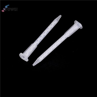 YOWEI 10 chiếc 50ML Dual Cartridge Epoxy Dính Applicator Tĩnh Trộn Vòi Phun Trộn VN