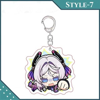 New Genshin Impact Game Citlali Pendant Keychain Cute Cartoon Anime Keyring Backpack Jewelry Accessories Co