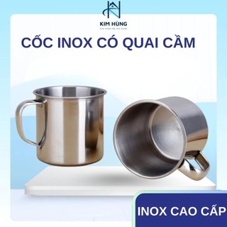 [Giá Xưởng] Cốc inox có quai cầm, chống rỉ - Cốc inox, Ca inox mini 6.5cm