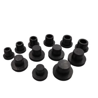 Phích cắm niêm phong rắn, Mũ lỗ cao su silicon 2mm - 14mm, Nút chặn niêm phong hình chữ T, phích cắm chống bụi TEMP cao, Chèn nắp cuối Bungs