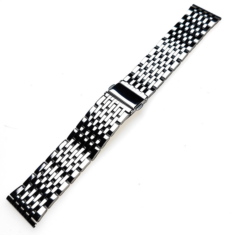 Dây đeo đồng hồ bằng thép không gỉ được đánh bóng 18mm 20mm 22mm Dây đeo đồng hồ bằng thép không gỉ không gỉ đa năng Dây đeo đồng hồ thay thế nam nữ Quà tặng