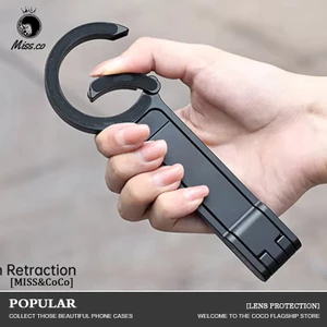 Chân máy điện thoại Carabiner di động cho iPhone 12-17 Pro Max Tay cầm ba chân du lịch có thể điều chỉnh Gắn từ tính cho Vlog ngoài trời