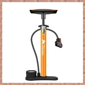 Máy bơm xe đạp đa chức năng có đồng hồ đo Máy bơm hơi áp suất cao 160PSI cho xe đạp và ô tô Bao gồm vòi phun 3 trong 1 (R F C V)