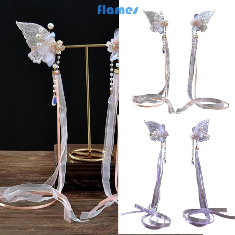 FL Cô Gái Kẹp Tóc Kẹp Tóc Phong Cách 2000 Cottagecore Dành Cho Nữ Cô Gái Bunches Kẹp Tóc Hoa Ngọt Cottagecore