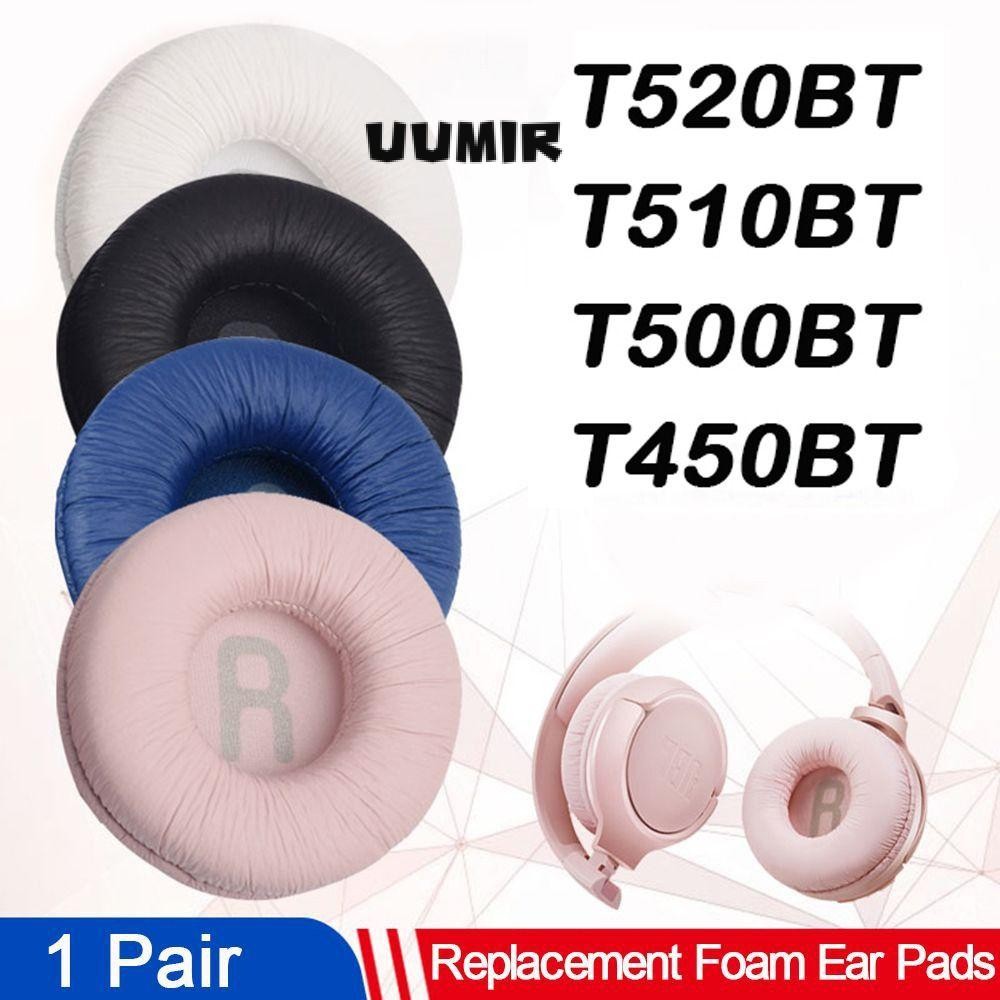 UUMIR 1 Cặp Miếng Đệm Tai Nghe Da Protein Phụ Kiện Đệm Cho T450BT T500BT T510BT T520BT