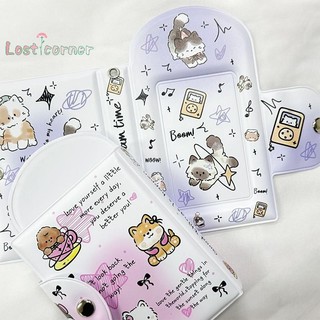 Lostcorner Album Ảnh Dễ Thương 3 Inch Hộp Đựng Thẻ Ảnh Thần Tượng Chất Kết Dính Bộ Sưu Tập Sách 36 Bỏ Túi Album Photocard Hộp Đựng Mới