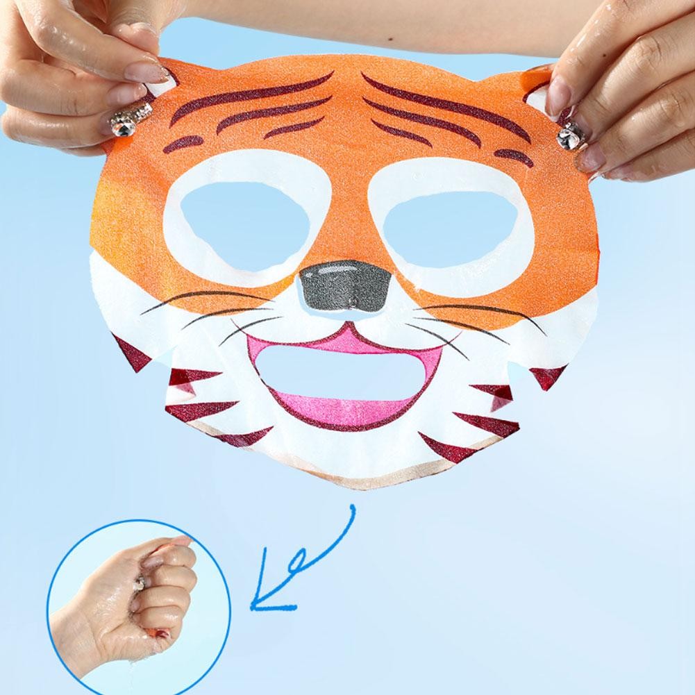Mặt nạ trẻ em hình động vật hoạt hình dưỡng ẩm, dễ thương K8z2