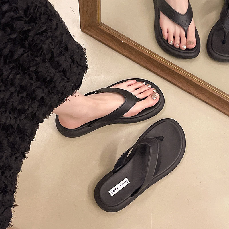 🔥Còn hàng🔥Dép Kẹp Nữ Da Mềm Xỏ Ngón EVA Siêu Nhẹ Chống Trượt(size36-41)