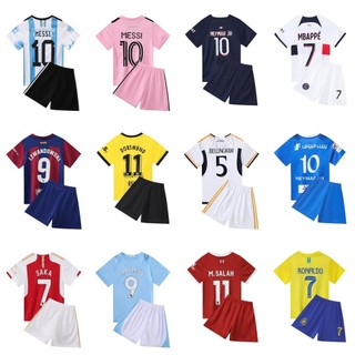 European Cup Jersey Children Harness Star Soccer Suit Set Baby Primary School Football Training Class Team Uniform Kindergarten r2Qn