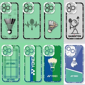 Ốp Điện Thoại Cầu Lông YONEX Cho OPPO A54 A3S A12E A31 A5S A12 A15S A15 A16 A16S A17 A17K A5 A9 2020 A78 A79 5G A18 A38 Ốp Lưng Mềm Trong Suốt Bảo Vệ Camera