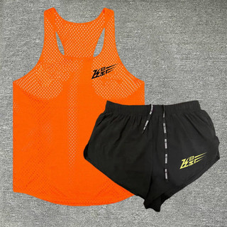 Flying Shadow Running Training Sports Suit Quick-Drying Men's and Women's Marathon Summer Racing Sleeveless Vest Track and Field Shorts i6Xp