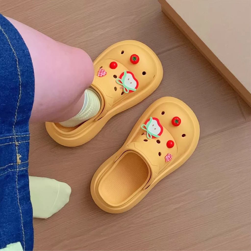 XIXITIAO Dép Đế Dày Nữ Đi Biển Mùa Hè Ngoài Trời Dép Thời Trang Dễ Thương