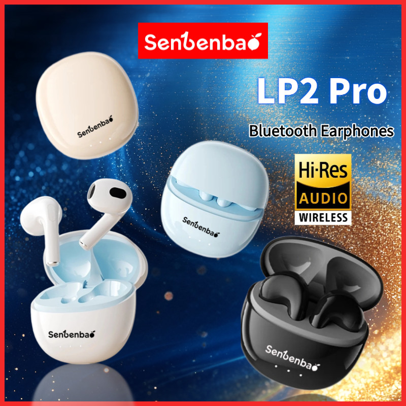 Tai nghe không dây khử tiếng ồn Senbenbao LP2 ProTWS Bluetooth 5.4 Âm thanh HiFi, Tai nghe Mic tích hợp chống nước IPX5