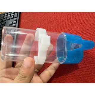 Combo 10 Chiếc Cóng tự động cho chim cảnh Mica số 2( có màu khác ngoài xanh ạ)