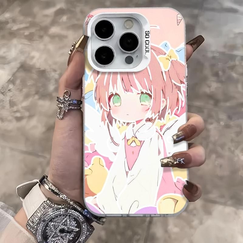Ốp Lưng iPhone Họa Tiết Sakura (Cardcaptor) Công Nghệ IMD Chống Trầy Xước | Tương Thích iPhone 16/15/14/13/12/11 Pro Max