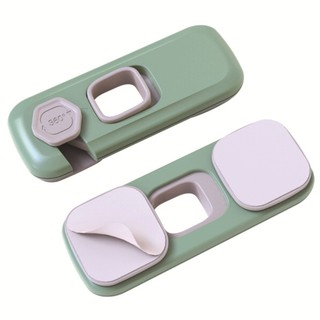 DE Khóa cửa an toàn trẻ em Keo bảo vệ ngón tay Chống ghim Cài đặt dễ dàng