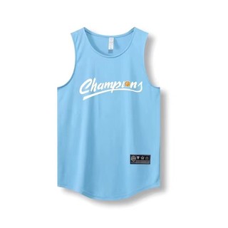 Ch Vest American Training Wear Men's Moisture Wicking Quick-Drying Sports Jersey Running Fitness Waistcoat Sleeveless T-shirt v4fC