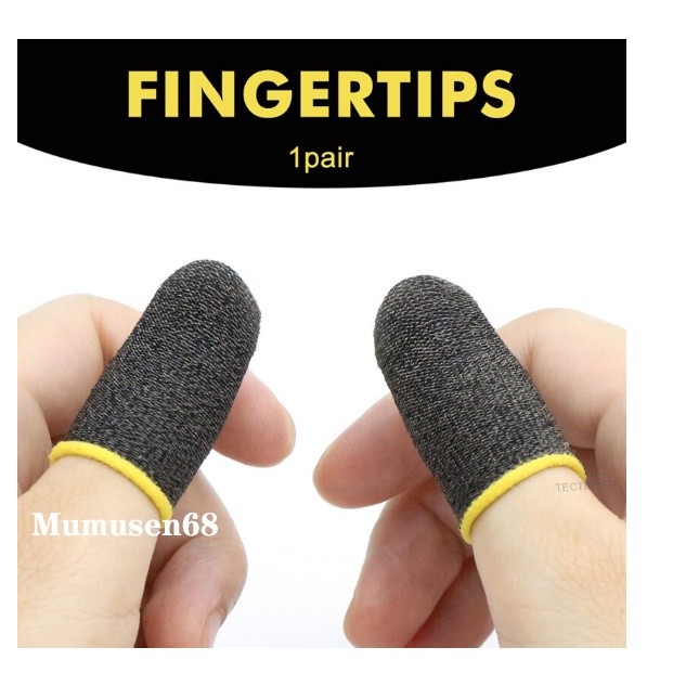 2 Chiếc (1 Đôi) Găng Tay Di Động Găng Tay Tay Cots Cho Chơi Game Màn Hình Cảm Ứng Bộ Điều Khiển Thoáng Khí Găng Tay Chống Mồ Hôi Chống Trơn Trượt