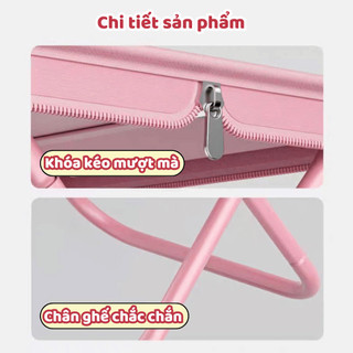 Ghế Gấp Gọn Dạng Túi Mang Đi Du Lịch, Dã Ngoại Luxhome, Ghế gấp ngoài trời, Ghế cắm trại, Ghế câu cá